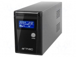 Power supply: UPS | 390W | 650VA | 195&divide;255V | 305x85x141mm | 7Ah | 6h