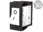 Circuit breaker | 10A | Poles: 2 | SNAP-IN | TA45 2P | Leads: connectors