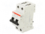Circuit breaker | 400VAC | 400VDC | Inom: 63A | Poles: 2 | Charact: C