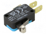Microswitch SNAP ACTION | 6A/250VAC | with lever (with roller)