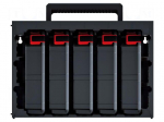 Set with containers | black | TAGERCASE | 415mm | 290mm | 295mm