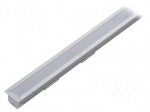 Profiles for LED modules | white | recessed | natural | L: 1m
