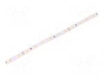 LED tape | white warm | 2835 | 24V | LED/m: 60 | W: 8mm | 120&deg; | IP20 | 4.8W/m