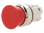 Switch: push-button | Stabl.pos: 1 | 22mm | red | Illumin: none | IP67