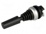 Switch: joystick | Stabl.pos: 4 | 22mm | black | Illumin: none | IP66