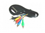 TV, SAT, HDMI, DVI kaablid ja tarvikud // HDMI, DVI, AUDIO &uuml;henduskaablid ja tarvikud // 1674# Przyłącze euro-6 rca 1,5m hq