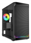 Sharkoon MK4W RGB Strip Micro Tower Black