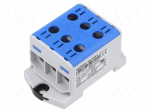 Splice terminal: distribution block | for DIN rail mounting