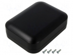 Enclosure: multipurpose | X: 120mm | Y: 160mm | Z: 45mm | 1556 | ABS | black