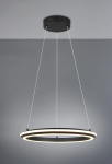 Trio Amador LED piekarama lampa 45 cm matt black brushed steel 331010132 4017807656626