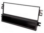 Radio mounting frame | Kia | 1 DIN | black