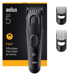 Braun Hair Clipper | HC5530 Series 5 | Cordless | Number of length steps 17 | Black