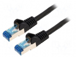 Patch cord | S/FTP | Cat: 6a | RJ45 plug,both sides | stranded | Cu | 3m