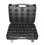 AWTOOLS ZESTAW NASADEK UDAROWYCH 1/2" 40cz. KR&Oacute;TKIE I DŁUGIE BLACK LINE
