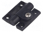 Hinge | Width: 36.5mm | technopolymer (PA) | H: 43mm | with regulation