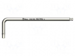Wrench: hex key | Hex Plus,spherical | HEX 8mm | Overall len: 195mm