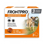 FRONTPRO Flea and tick tablets for dog (>4-10 kg) - 3x 28,3mg
