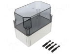 Enclosure: multipurpose | X: 110mm | Y: 180mm | Z: 165mm | TK PC | grey