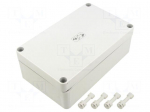 Enclosure: multipurpose | X: 110mm | Y: 180mm | Z: 63mm | TK PC | grey