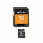 Intenso 8GB microSDHC Class 4 Memory Card with SD Adapter, Up to 21 MB/s