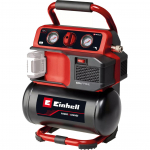 EINHELL Power X-Change cordless compressor TE-AC 18/75 Li OF-Solo, 18 Volt black/red, without battery and charger