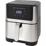ProfiCook hot air fryer PC-FR 1269 H stainless steel/black, 1,800 watts, 8-liter basket