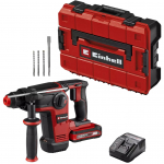 Einhell Professional cordless hammer drill TP-HD 18/28 Li BL+4, 18Volt (red/black, Li-Ion battery 3.0 Ah, 4-piece accessory set, E-Case S)