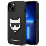 Karl Lagerfeld KLHCP14MSAPCHK Saffiano Choupette Hardcase for iPhone 14 Plus / 15 Plus 6,7" / black