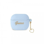 Guess korpuss Airpods 3 GUA3LSCHSB blue Silikona sirds piekariņ&scaron;