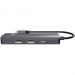 Icy Box IB-DK4081-SO (aluminum, PD, HDMI, USB-C, USB-A)