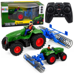 M&auml;nguala | PC | Konsoolid | Tarvikud // M&auml;nguasjad ja m&auml;ngud lastele // Traktor z Wałem Rolniczym i Rolnikiem Zdalnie Sterowany RC Zielony 1:24