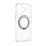Back panel cover Evelatus Apple iPhone 17 Hybird Case With Magsafe PC+TPU 360 Metal Stand Transparent