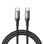 Joyroom Type-C - Type-C kiirkaabel Flash seeria A28, 60W, 480mb/s, 2m, Black (S-A28_CCB2)