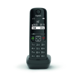 Lauatelefon Gigaset Gigaset AS690HX analoog/DECT K&otilde;neleja nimi ja identifitseerimine Black