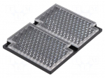 Reflector | fixing 4 x M3 | Body dimensions: 59.9x40.3x7.5mm