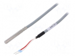 Sensor: temperature | Pt1000 | cl.B | Body dim: &Oslash;6x50mm | Len: 2m