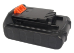2000 mAh for Black & Decker LB20,LBX20,BL1118,BL1318,BL1518,BL2018,BL3018,BL4018,LBXR20,LBXR20B