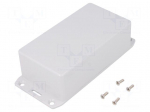 Enclosure: multipurpose | X: 65mm | Y: 120mm | Z: 40mm | 1591 | ABS | grey