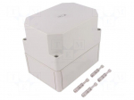 Enclosure: multipurpose | X: 130mm | Y: 180mm | Z: 165mm | TK PS | grey