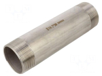 Splice terminal: connector pipe | stainless steel AISI 316L