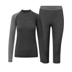 Bielizna damska VIKING Mounti Lady Set 3/4 Merino szara   L