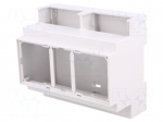 Enclosure: for DIN rail mounting | Y: 90mm | X: 106mm | Z: 53mm | PPO