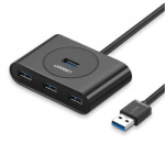 Converter Ugreen 20290 (Lack; 4x USB 3.0) Black