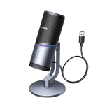 Ugreen CM769 Desktop Microphone with USB-A, RGB LED - Silver
