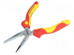 Pliers | insulated,flat | steel | 160mm | 1kVAC