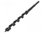 Drill bit | for wood | &Oslash;: 13mm | L: 190mm | HSS | Working part len: 120mm
