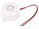 Sound transducer: piezo alarm | 12&divide;24VDC | Sound level: 100dB