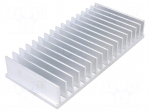 Heatsink: extruded | grilled | L: 70mm | W: 150mm | H: 25mm | aluminium
