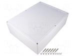 Enclosure: multipurpose | X: 232mm | Y: 302mm | Z: 90mm | TG PC | grey