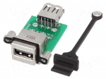 Socket | adapter | USB A socket-front,USB A socket-back | MUSB